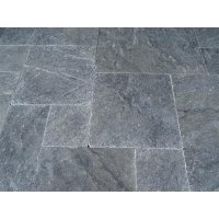 MUSTER AFYON GREY Marmor Terrassenplatten, getrommelt, 3 cm