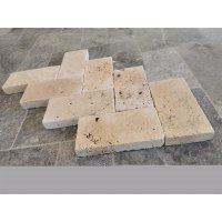 MUSTER EASY Travertin Terrassenplatten, 3 cm getrommelt